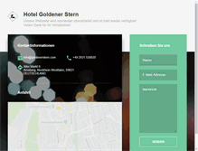 Tablet Screenshot of goldenerstern.com